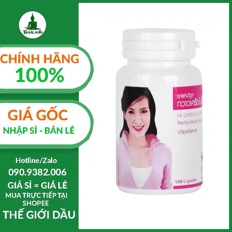 Viên uống nở ngực bổ sung nội tiết tố Yanhee Capsule Guao Krua Bio Thái Lan