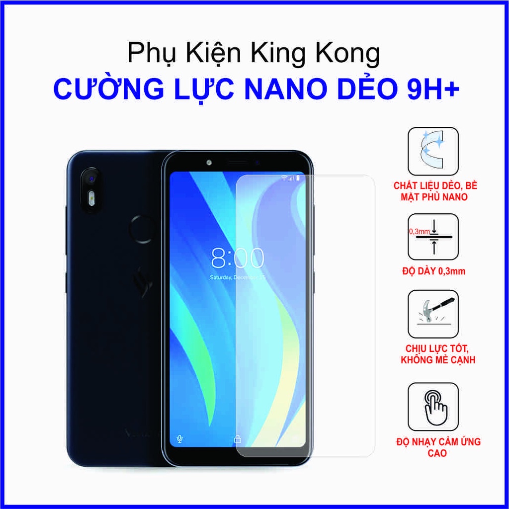 Dán cường lực Vsmart Joy 1 ,  cường lực nano dẻo 9H+