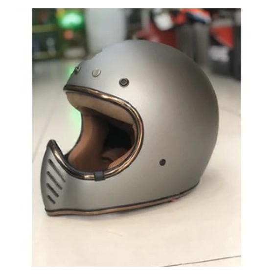 Mũ bảo hiểm Fullface Royal H1 Xám Nhám cao cấp
