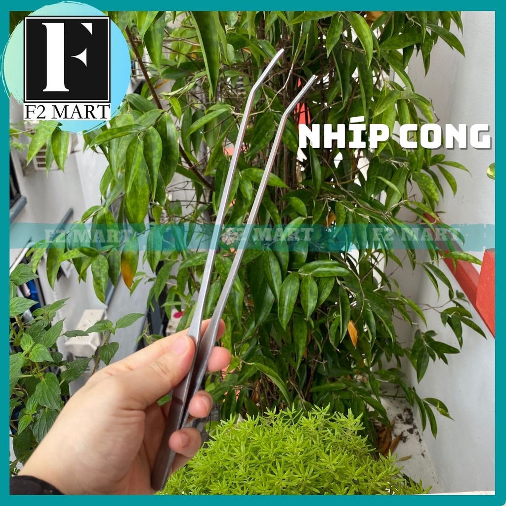 Nhíp inox trồng cây thủy sinh | Nhíp chuyên dụng cho cắm cây thuỷ sinh 27cm