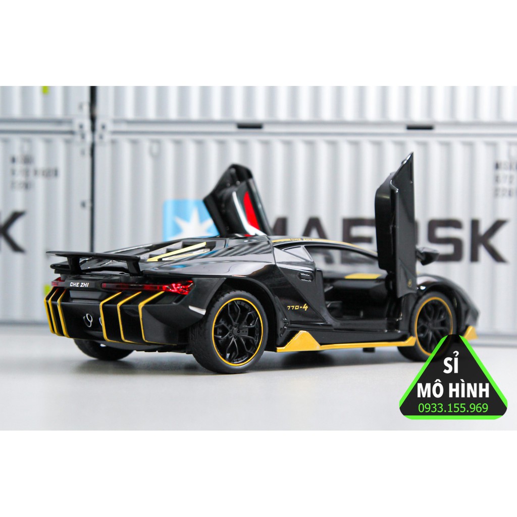 Mô hình xe Lamborghini Centenario 1:24 Đen