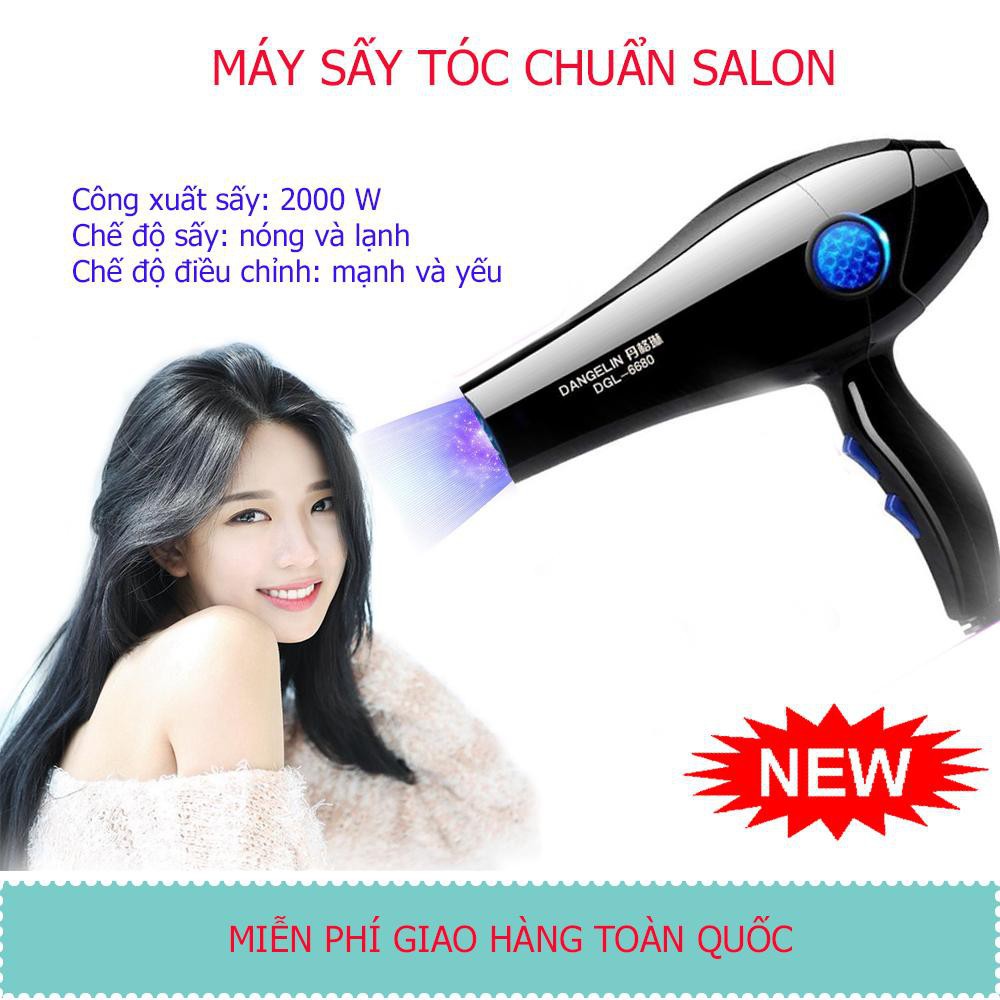 Máy sấy tóc 2 chiều nóng lạnh,Máy sấy tóc DELIYA 8018 ( 2000W) an toàn - chống quá nhiệt