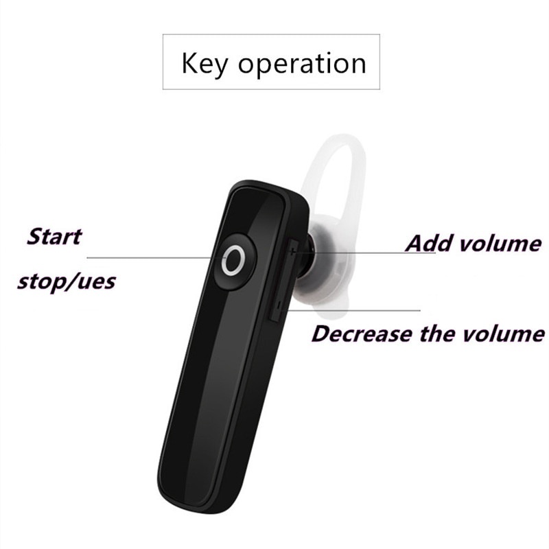 Tai Nghe Không Dây M165 Kết Nối Bluetooth 4.1 Chống Ồn Kèm Mic Dành Cho Điện Thoại
