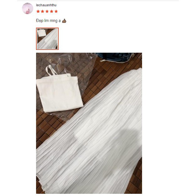 Chân váy xếp ly trắng dài midi (Loại 1) | BigBuy360 - bigbuy360.vn