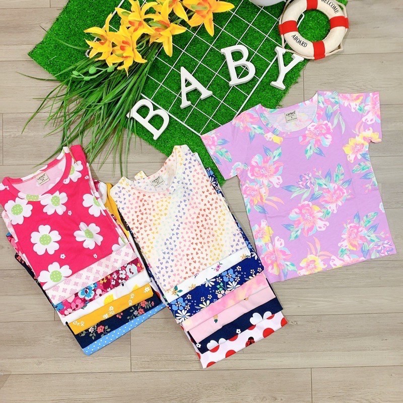 Combo 3Áo Bé Gái Chất Cotton Xuất Mềm Mát size 10-27kg