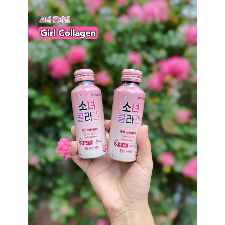Girl Collagen Nước Uống Bổ Sung Collagen và Vitamin C Hàn Quốc Hương Táo Llyang Pharm