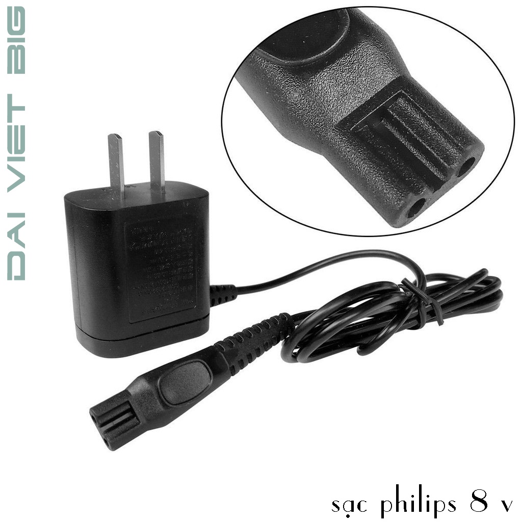 SẠC PIN MÁY CẠO RÂU PHILIPS  AT620, AT600, AT610 ,AT630 , AT750 ,AT750, AT798 8V 2W