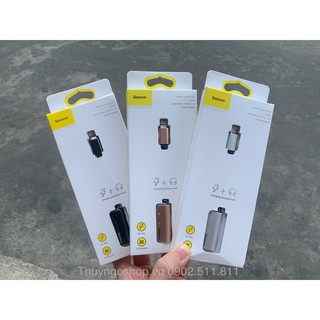 Cáp chuyển đổi Lightning ra Lightning + Audio 3.5mm Baseus L32
