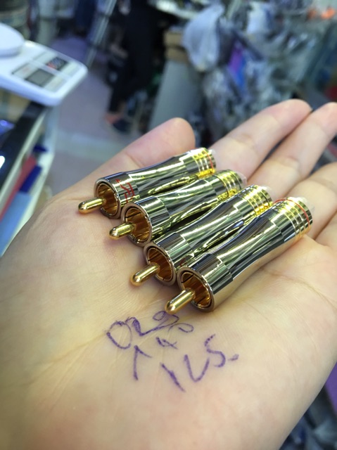 Jack rắc AV (RCA) cao cấp hàng Taiwan nhập khẩu chính hãng. Báo giá 1 Jack.