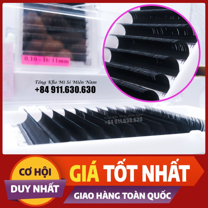 Mi khay độ cong D_MI FAN_Dụng cụ nối mi_TỔNG KHO MI SỈ MIỀN NAM