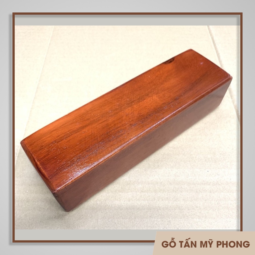 Cục gỗ ủi đồ, chặn giấy xịn giá xưởng 5x7x18 cm, phủ bóng, gỗ decor 5cm, 7cm