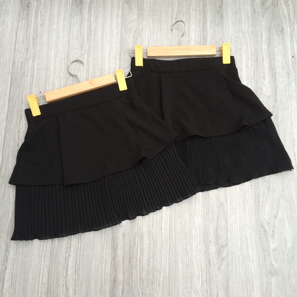Chân váy 2 tầng 1 ly cạp chun free size giá sốc | BigBuy360 - bigbuy360.vn