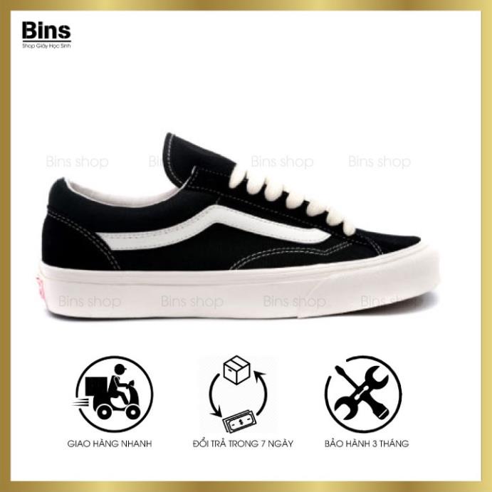 GIÀY THỂ THAO HỌC SINH NAM NỮ -  VAN. VAULT ĐẾ TRẮNG, MŨI VÀ GÓT DA LỘN, full sz | BigBuy360 - bigbuy360.vn