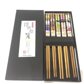 Đũa nhật, set 5 đôi.