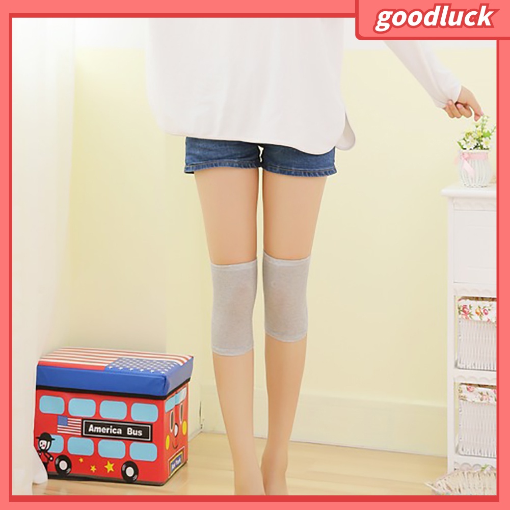 Vớ bảo vệ đầu gối giữ ấm màu trơn cho nữ