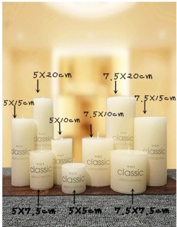 Nến classic hình trụ