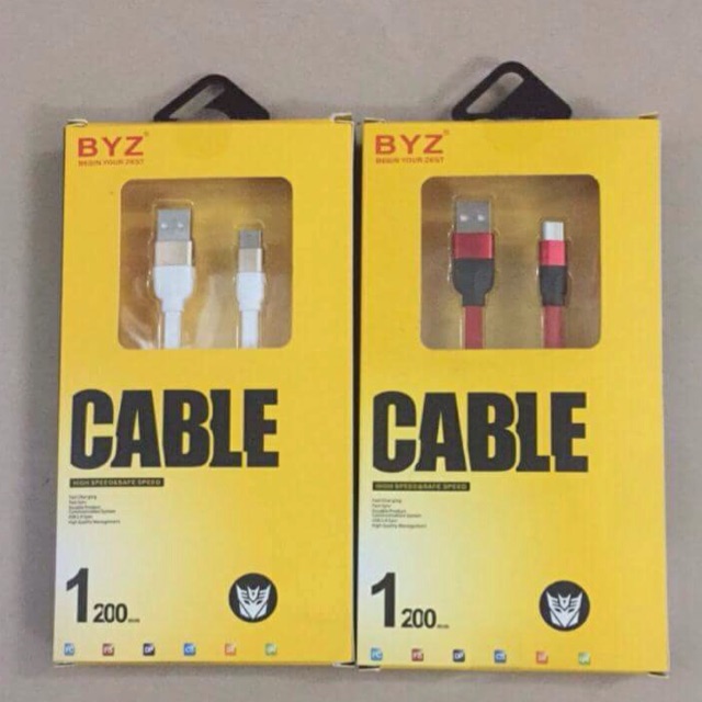 Dây sạc BYZ cho Micro Type-C