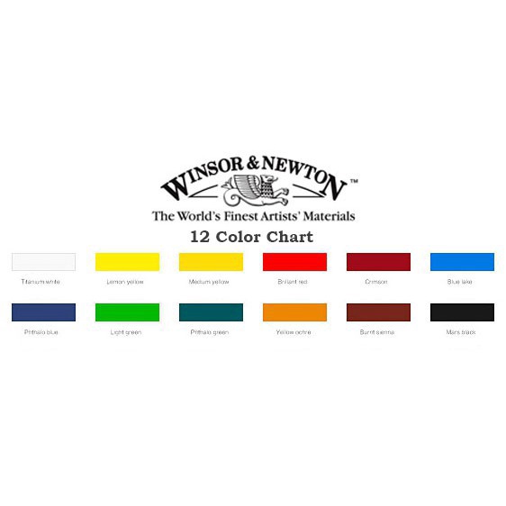 Winsor &amp; Newton Watercolor 12/18/24 WaterColour 12ml Set