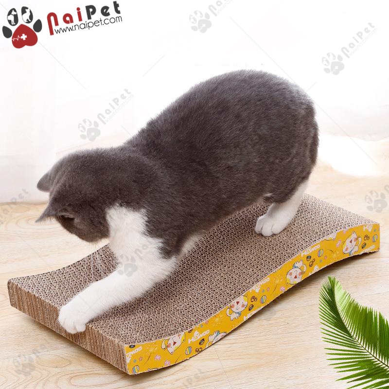 Đồ Chơi Bàn Cào Móng Bằng Carton Cho Mèo.