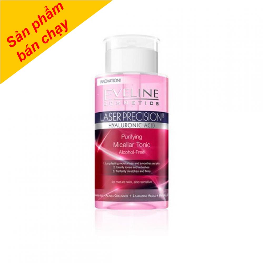 Nước hoa hồng không cồn Laser Precision Eveline 240ml