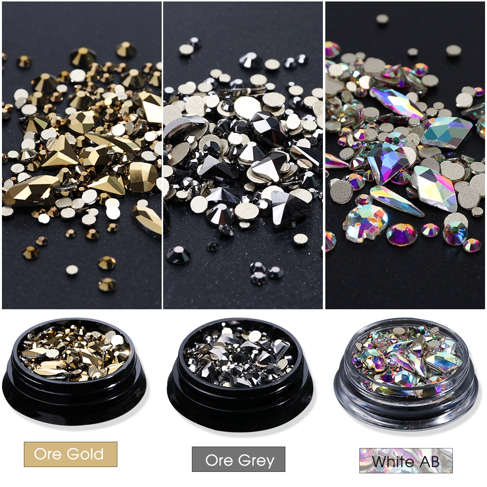 [Hàng mới về] Hộp phụ kiện 3d trang trí móng tay độc đáo