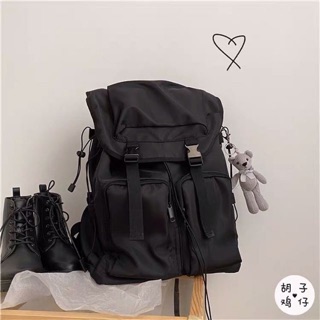 Balo to đen bự unisex nam nữ