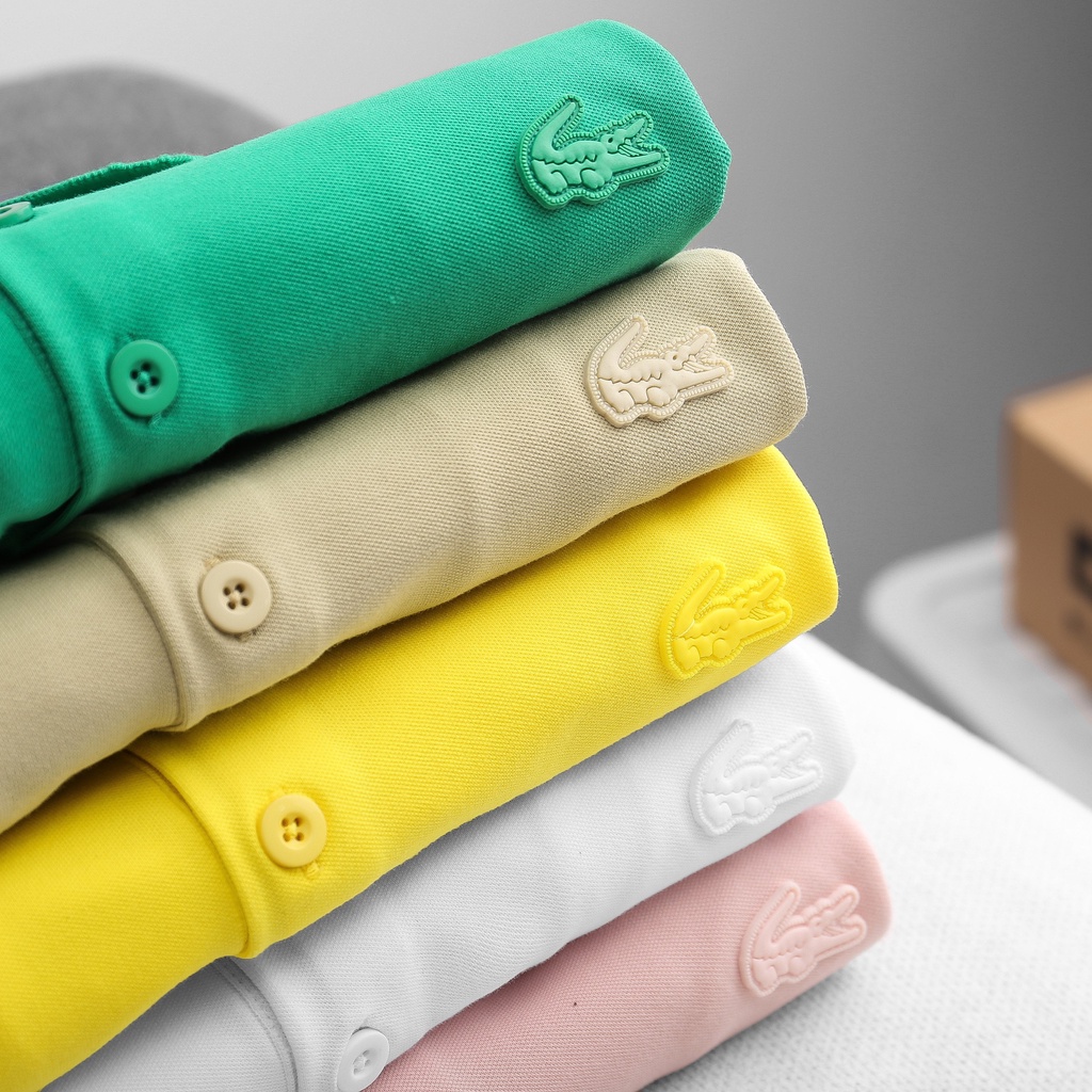 Áo Polo Nam Cổ dệt tổ ong Chất Vải Pique Xuất Xịn, Áo Thun Nam Cổ Bẻ Cotton Form Slim, Bigsize 95kg - Ivanbigsize
