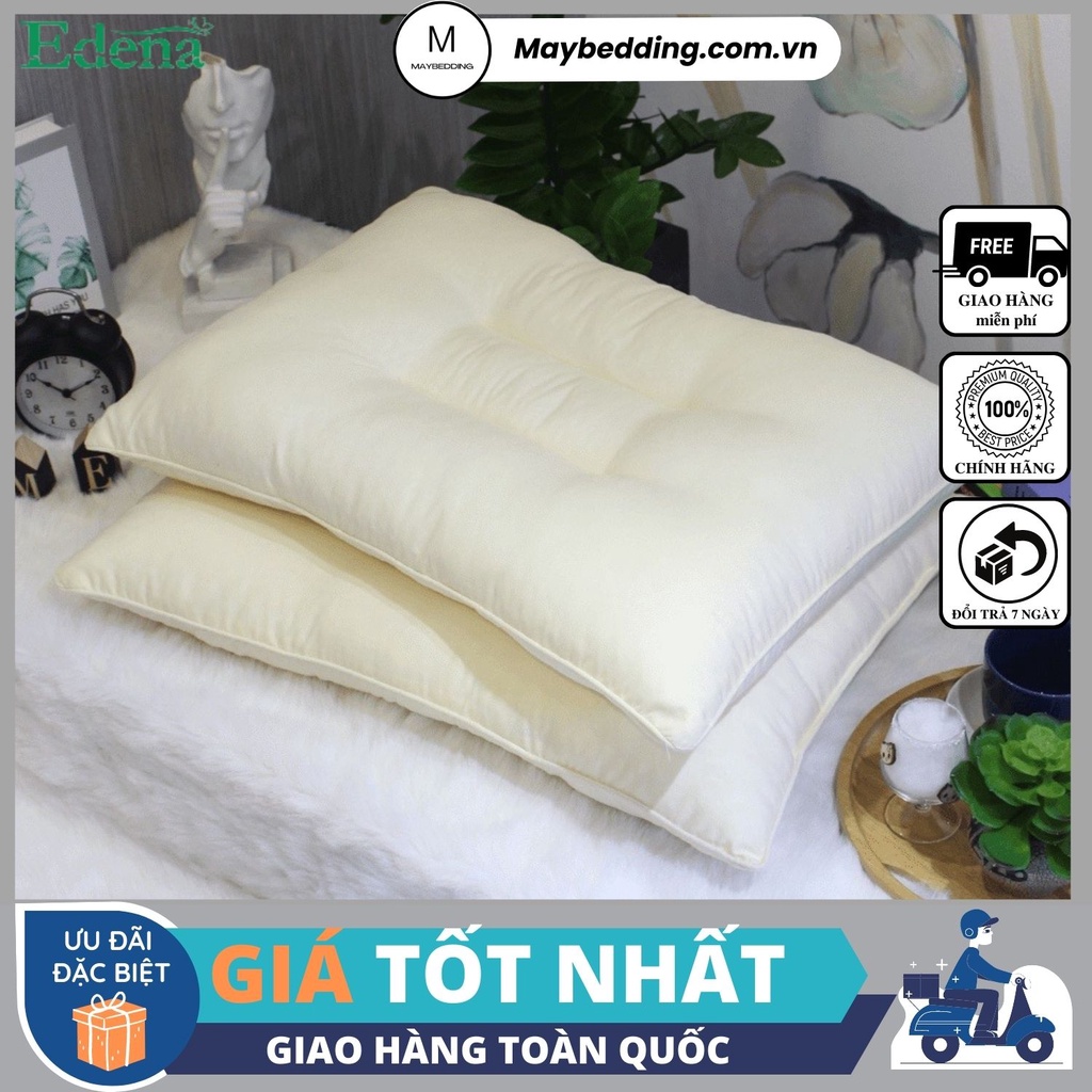 Ruột Gối Giảm Ngáy EDENA - Sảng Khoái Cho Giấc Ngủ Lâu Dài, Chính Hãng