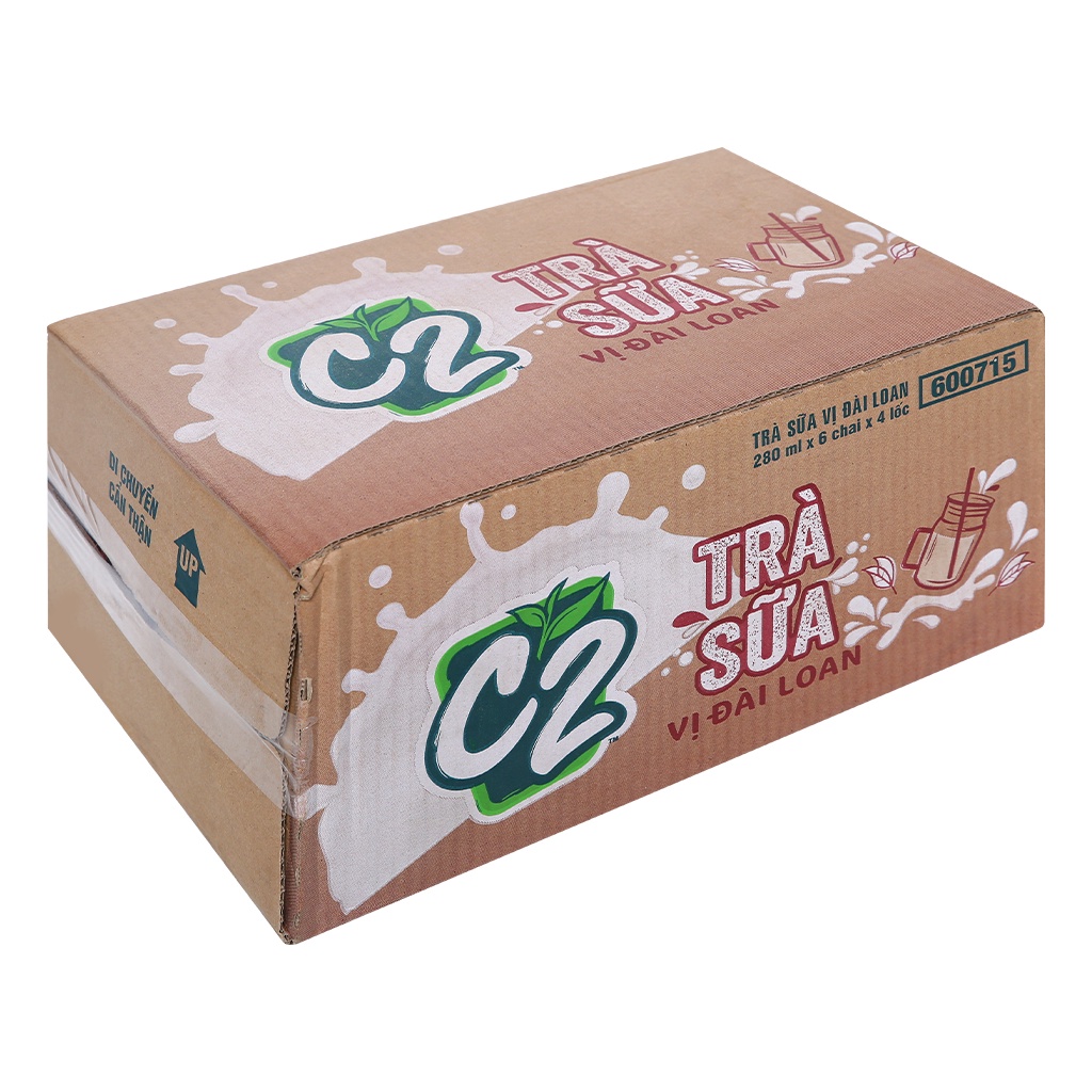 Thùng 24 chai trà sữa Đài Loan C2 280ml