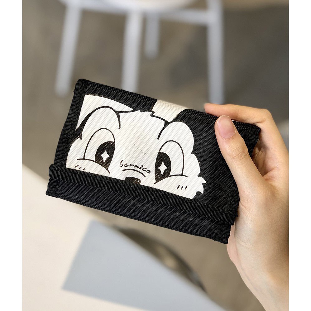 Ví ngắn Bernice Thỏ SS1 màu Đen (Wallet Bernice Rabbit SS1 - Black)