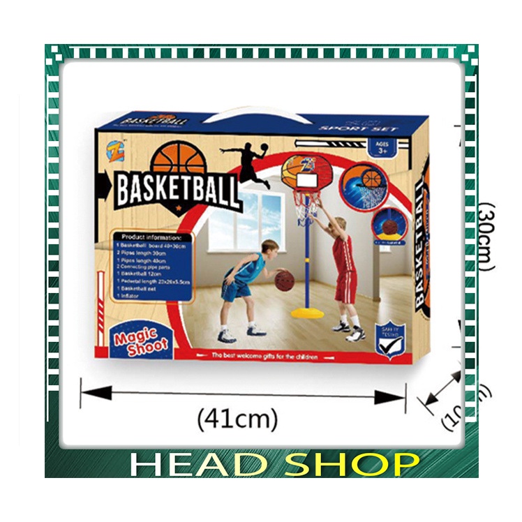 Đồ chơi bóng rổ điều chỉnh độ cao đến 145cm cho bé,Đồ chơi bóng rổ vận động giúp con phát triển mẫu mới nhất HEADSHOP