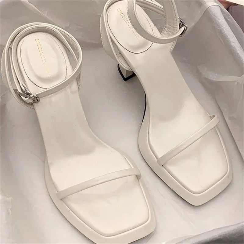 Giày Sandal Cao Gót Phong Cách Thời Trang Roman Mùa Hè 2022 Dành Cho Nữ