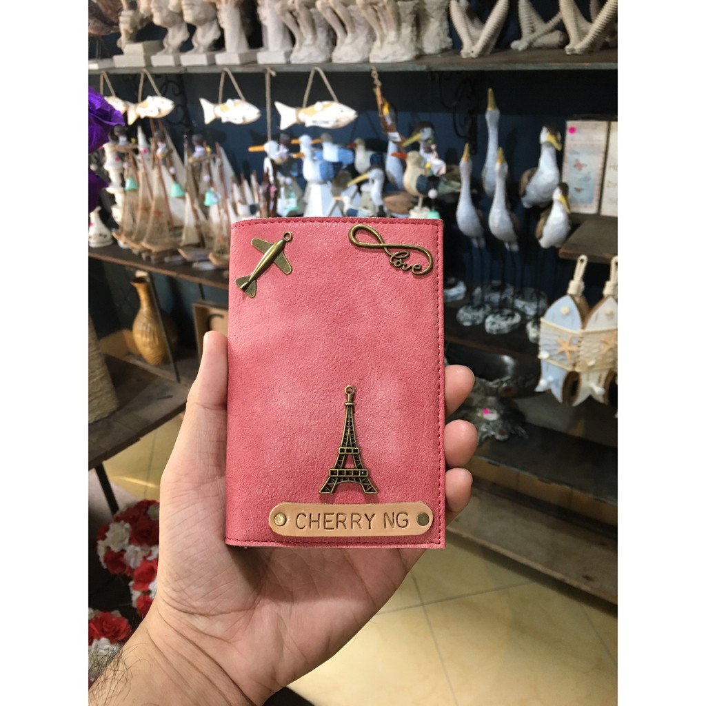 Bao Da Passport  Khắc Tên Theo Yêu Cầu