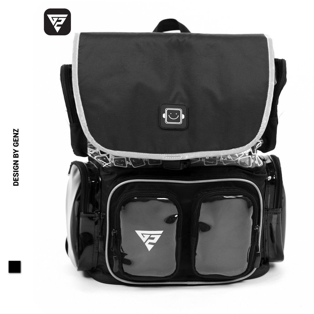 Balo Backpack Ulzzang GENZ siêu ngầu dành cho thế hệ Z GTB02
