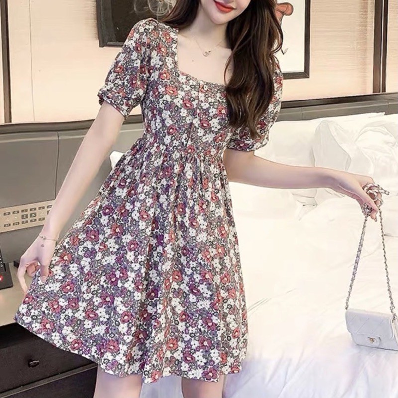 Đầm hoa siêu xinh