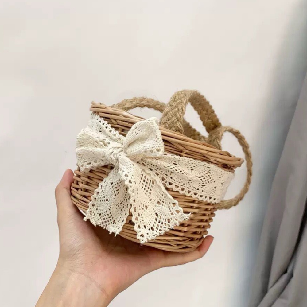 Giỏ Mây Đựng Đồ Cỡ Lớn Phong Cách Retro
