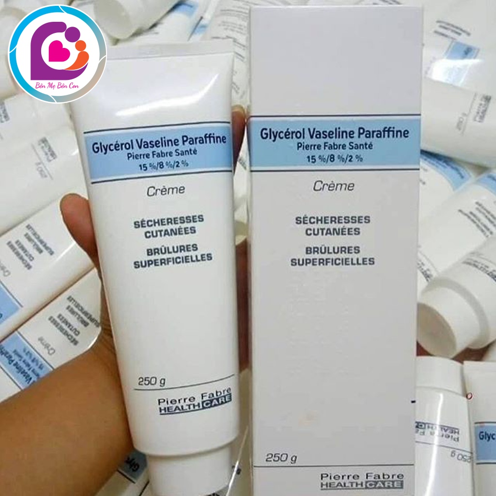 Kem nẻ cho bé, kem dưỡng da Glycerol Vaseline Paraffine của Pháp