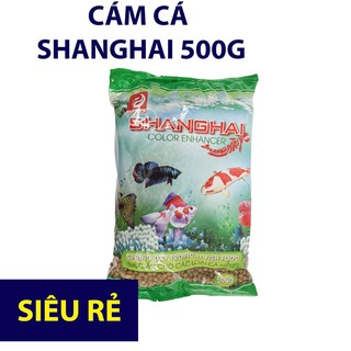 Cám cá Shanghai 500g thức ăn cho cá kiểng lên màu cỡ vừa và nhỏ