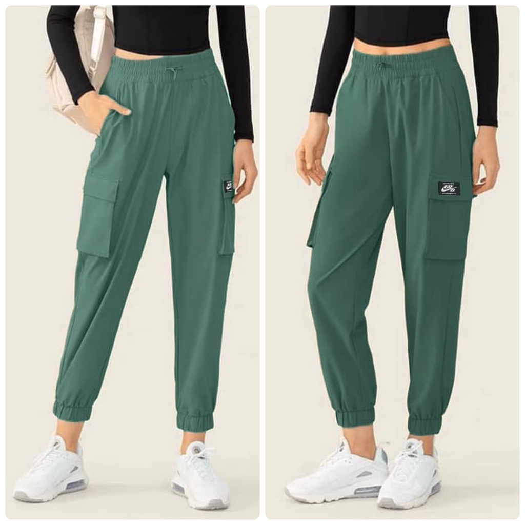 Quần Dài Jogger Nữ Tập Gym Có Túi Hộp Cực Chất