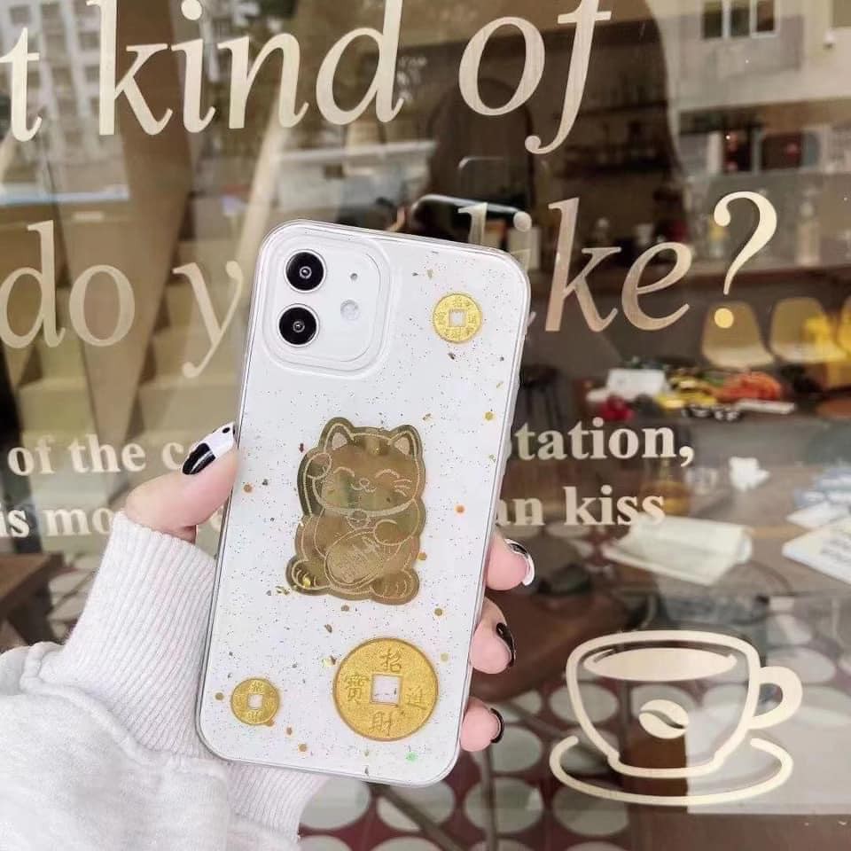 🌸Ốp lưng iphone🌸Mèo thần tài và trâu vàng full ip 6-6s/6-6s-plus/7-8/7-8-plus/X-XS/XSMAX/11/11-pro-max/12- pro - max