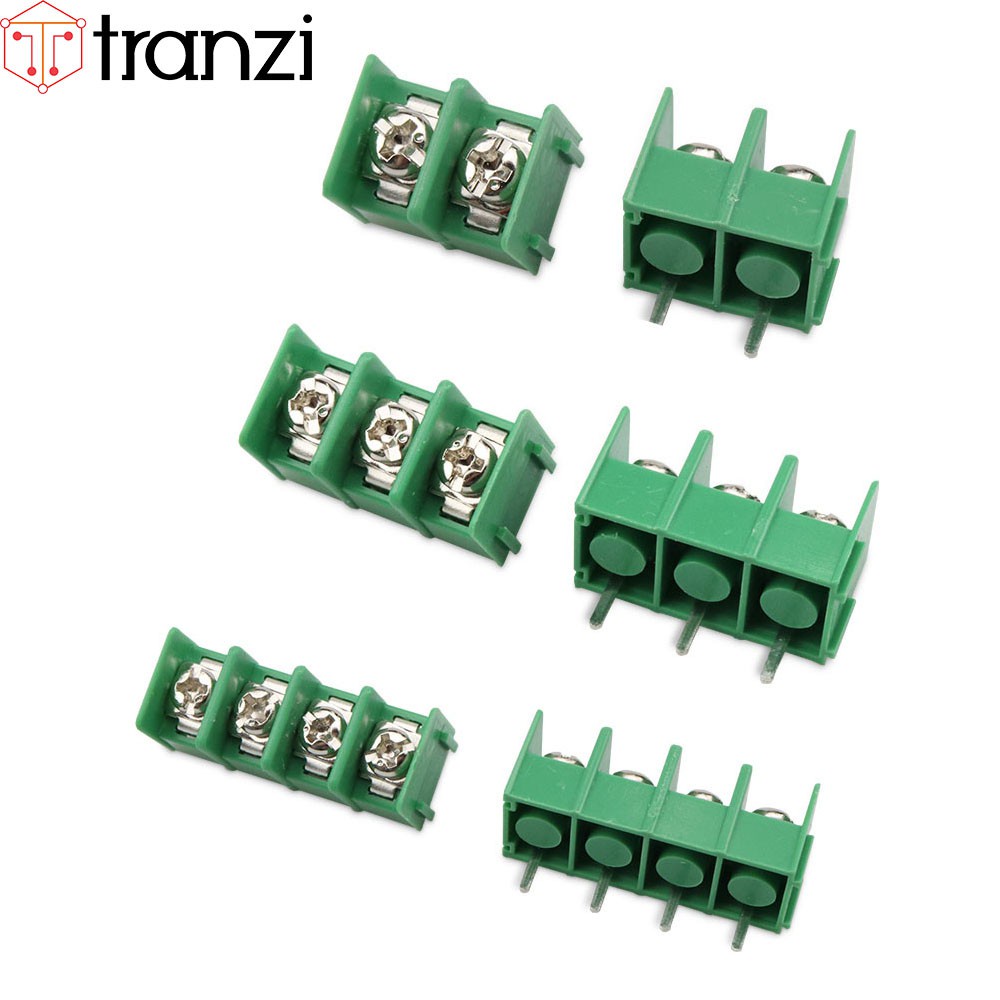 Cầu đấu 7.62mm 8.5mm KF762 DG762 KF8500 DG8500 2P 3P 4P chân cắm thẳng xanh