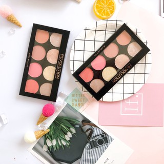 Bảng phấn má/tạo khối + Makeup Revolution Ultra Blush Palette - Blush Goddess