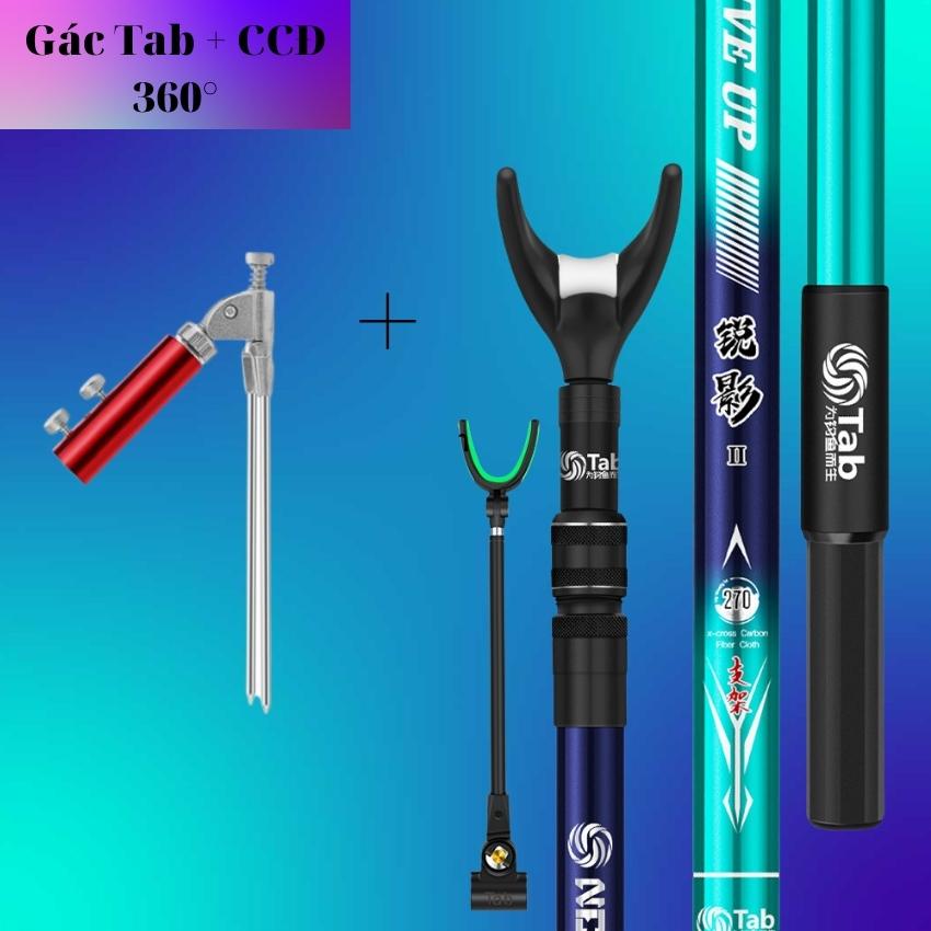 Chống Cần Câu Đài Gác Cần Câu Đài Carbon Cao Cấp. Gác Tab 2m1 - 2m4 - 2m7