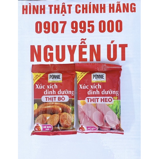 Mã GROXUAN1 giảm 8% đơn 150K Xúc xích ponnie gói 5 cây 175g