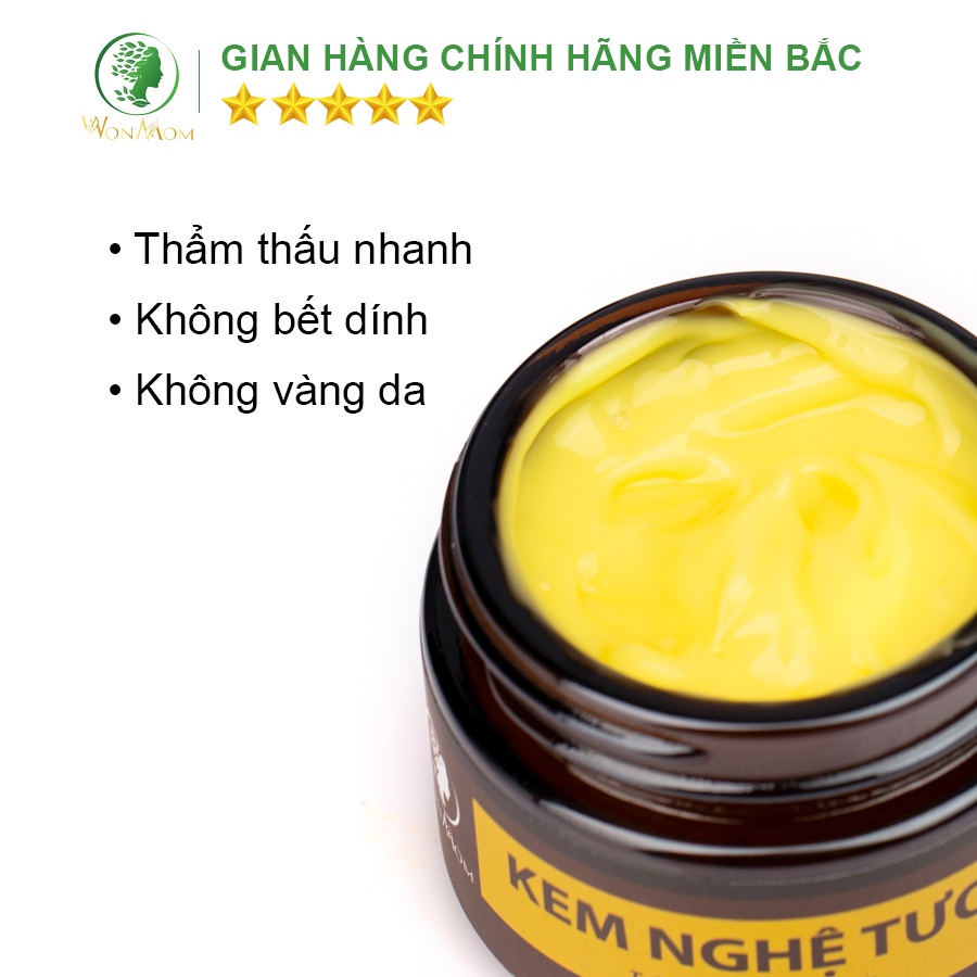 [ Giảm 35K - Đơn 339K ] Kem nghệ tươi dưỡng da trắng mịn, sạch sạm nám Wonmom 50 Gr