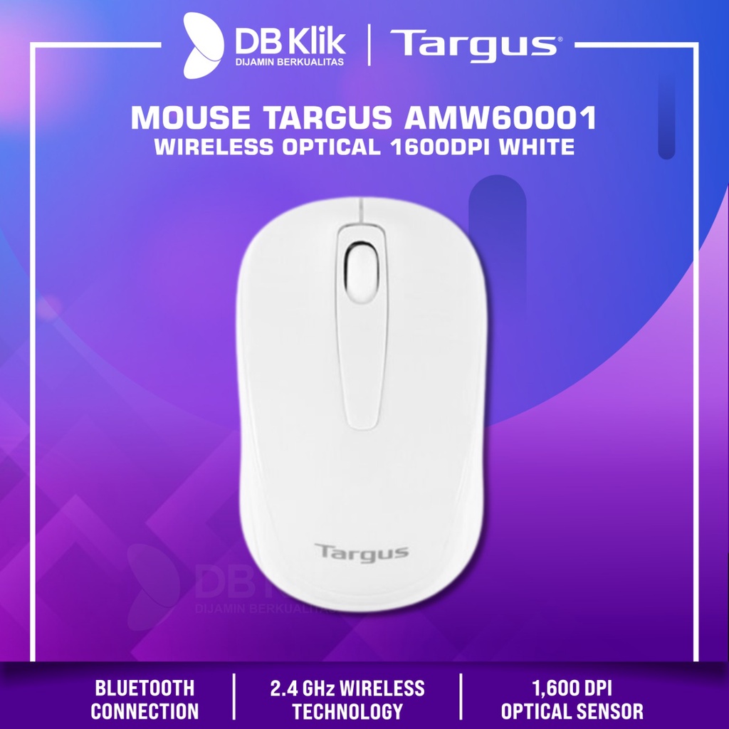 Chuột Quang Không Dây Amw60001 2.4GHz 1600DPI - MàU TrắNg