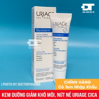 Kem dưỡng cho môi khô, nứt nẻ Uriage Bariederm Cica 15ml