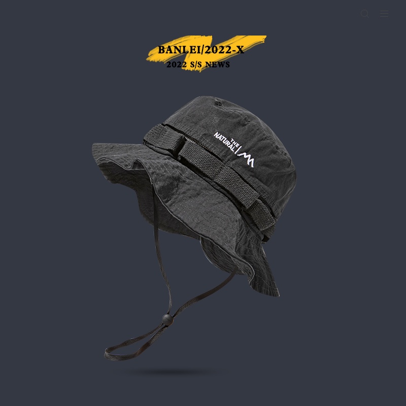Nón Tai Bèo Vải Mỏng Nhanh Khô Thoáng Khí Phong Cách Nhật Bản Cho Nam Nữ