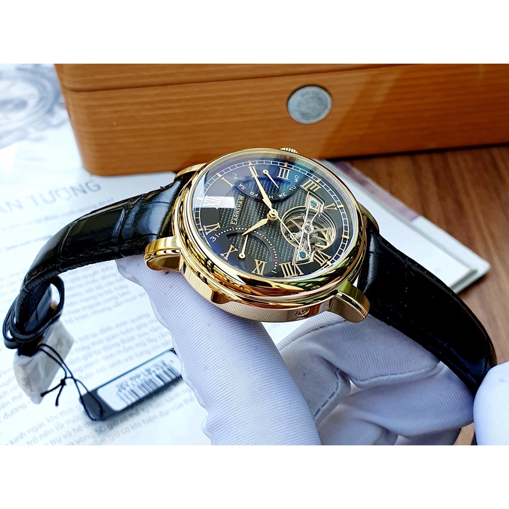 Chính hãng - Đồng hồ NAM THOMAS EARNSHAW 43mm Longcase Double Retrograde Men's  Watch ES-8169-05
