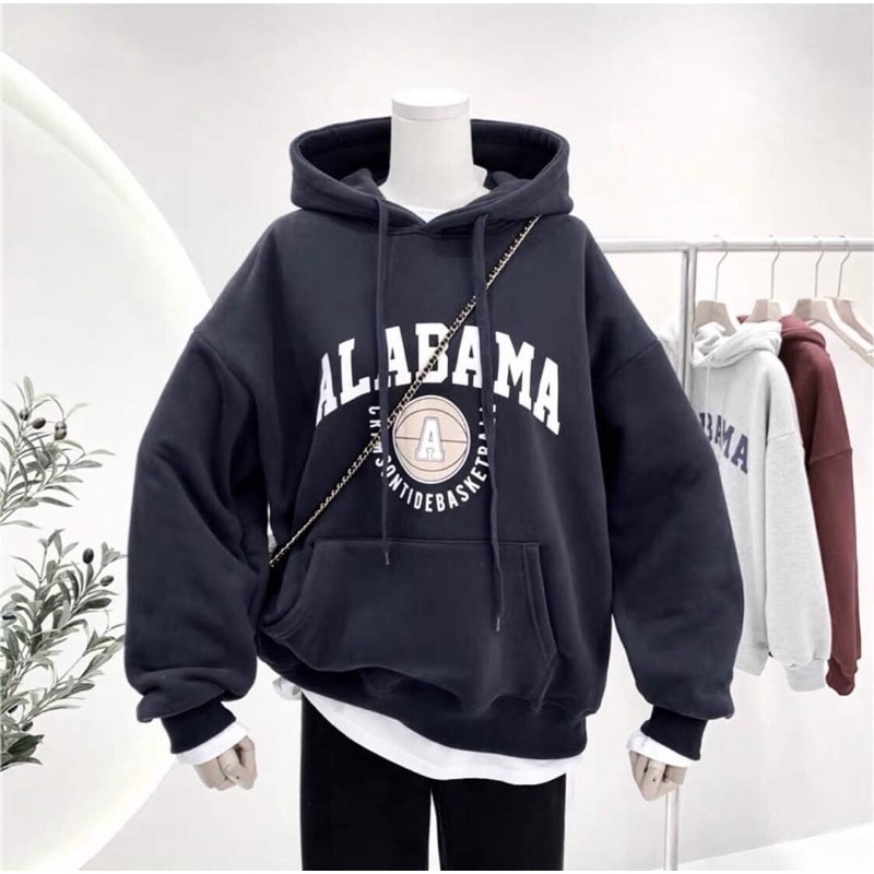 [ Rẻ vô địch ] Áo hoodie form rộng mũ hai lớp - Alapama
